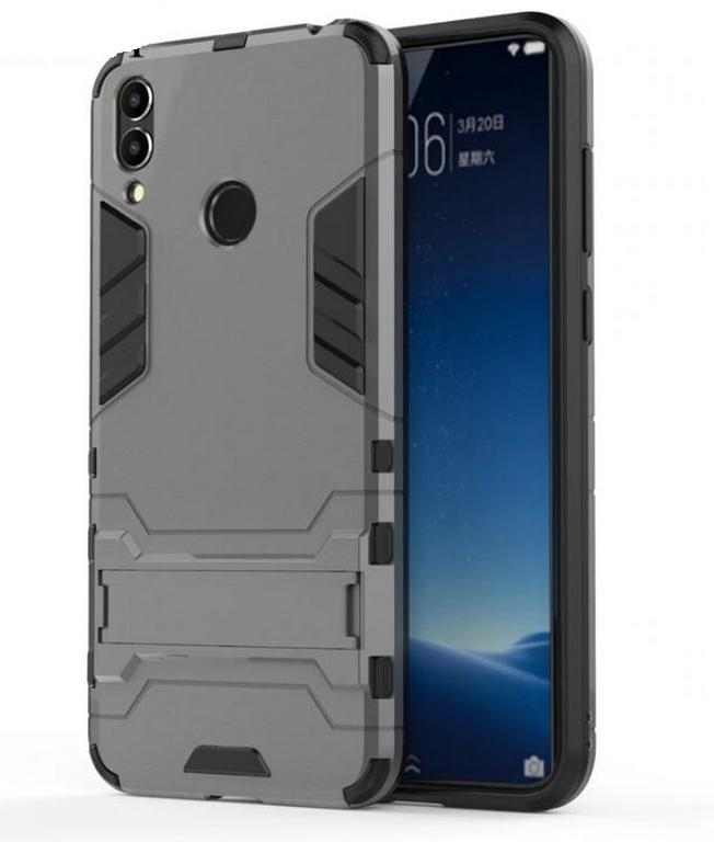 Smartuj Army pevný zadní kryt se stojánkem pro Honor 8C PZK30 Barva: Šedá 1 Smartuj Army pevný zadní kryt se stojánkem pro Honor 8C PZK30 Barva: Šedá