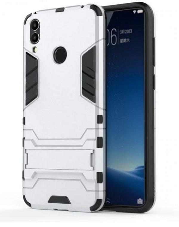 Smartuj Army pevný zadní kryt se stojánkem pro Honor 8C PZK30 Barva: Stříbrná