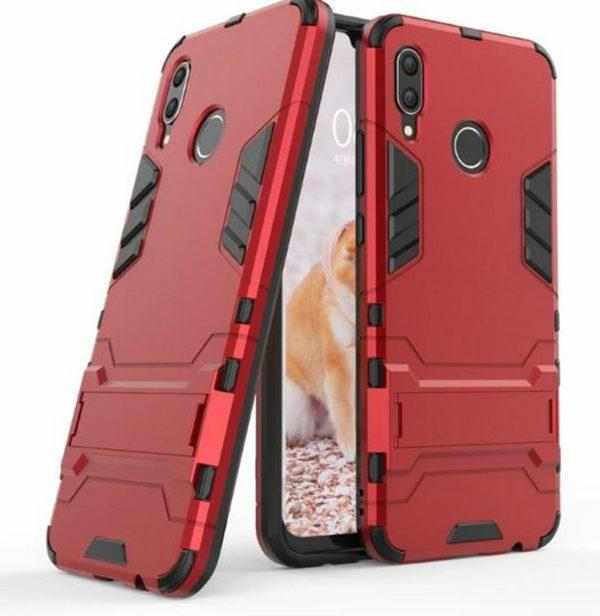 Smartuj Army pevný zadní kryt se stojánkem pro Huawei Nova 3 PZK32 Barva: Červená