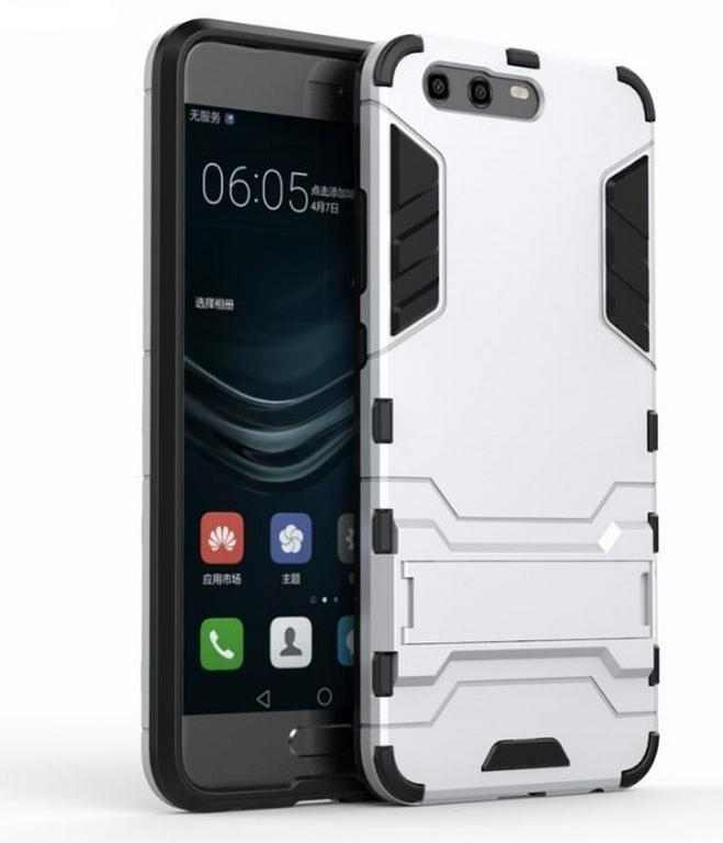 Smartuj Army pevný zadní kryt se stojánkem pro Huawei P10 PZK22 Barva: Stříbrná 1 Smartuj Army pevný zadní kryt se stojánkem pro Huawei P10 PZK22 Barva: Stříbrná