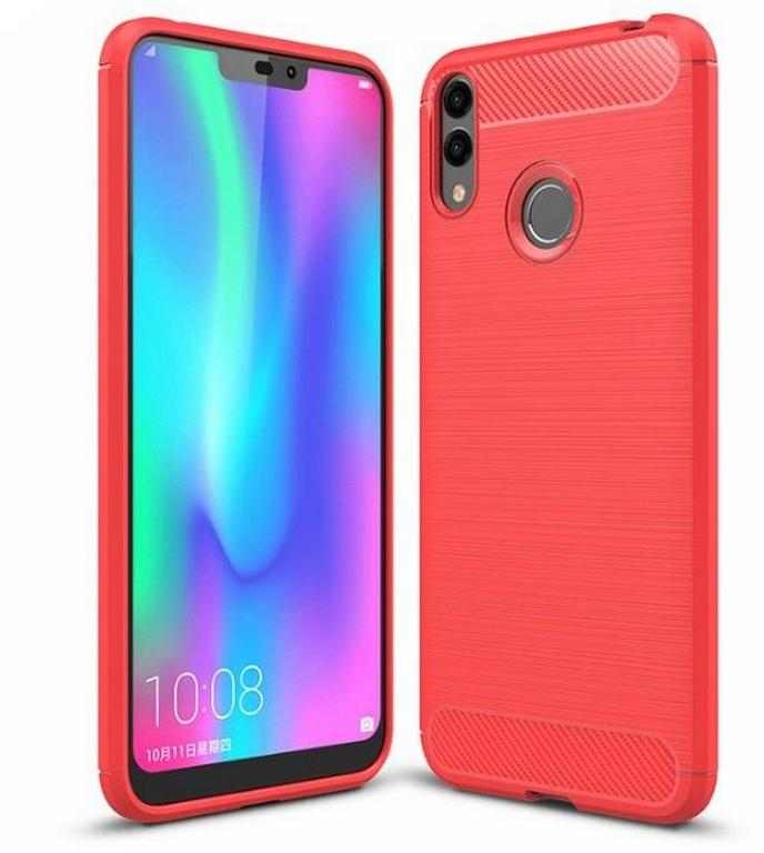 Smartuj Ochranný zadní kryt pro Honor 8C PZK65 Barva: Červená 1 Smartuj Ochranný zadní kryt pro Honor 8C PZK65 Barva: Červená
