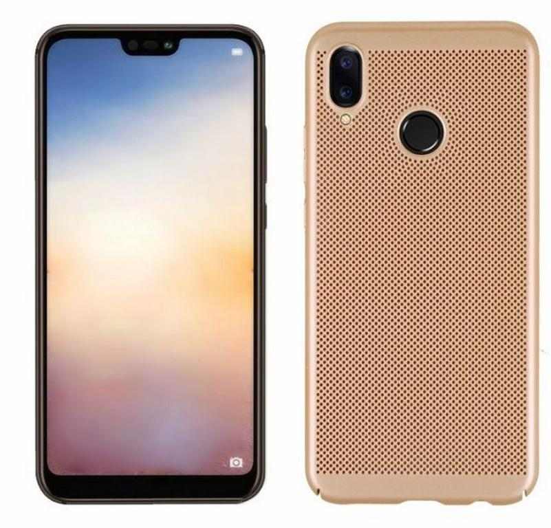 Smartuj Pevný tenky ochranný kryt pro Huawei P20 Lite PZK83 Barva: Zlatá 1 Smartuj Pevný tenky ochranný kryt pro Huawei P20 Lite PZK83 Barva: Zlatá