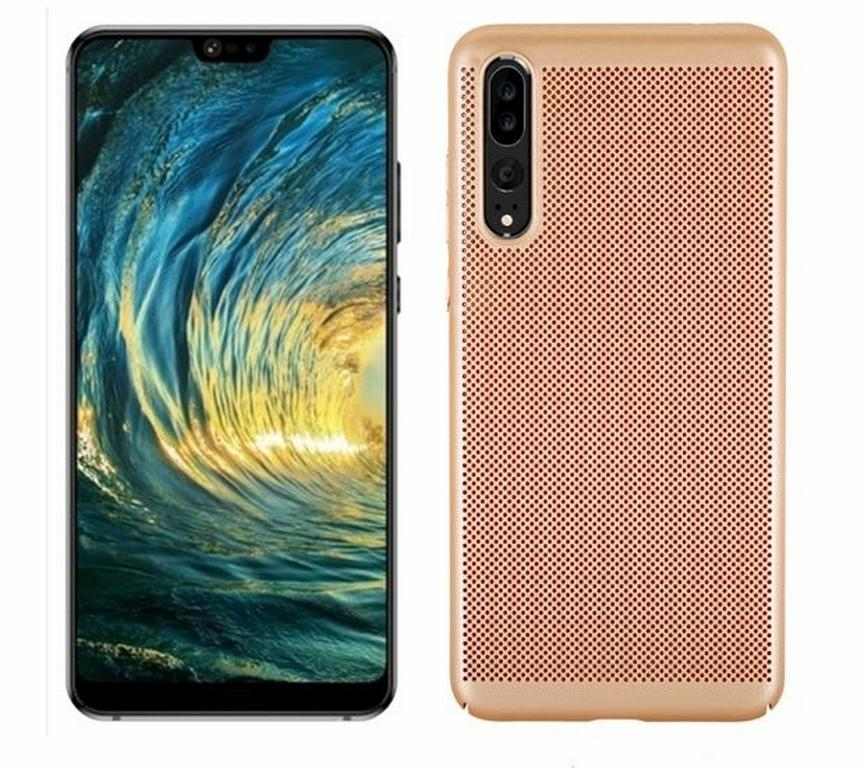 Smartuj Pevný tenky ochranný kryt pro Huawei P20 PZK82 Barva: Zlatá 1 Smartuj Pevný tenky ochranný kryt pro Huawei P20 PZK82 Barva: Zlatá