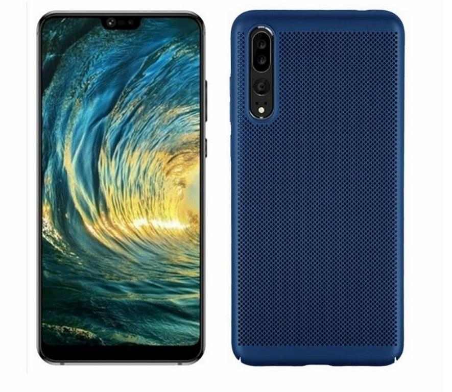 Smartuj Pevný tenky ochranný kryt pro Huawei P20 PZK82 Barva: Modrá 1 Smartuj Pevný tenky ochranný kryt pro Huawei P20 PZK82 Barva: Modrá