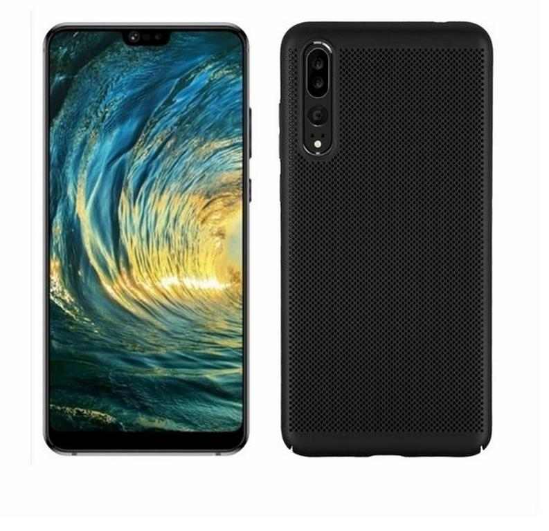 Smartuj Pevný tenky ochranný kryt pro Huawei P20 PZK82 Barva: Černá 1 Smartuj Pevný tenky ochranný kryt pro Huawei P20 PZK82 Barva: Černá