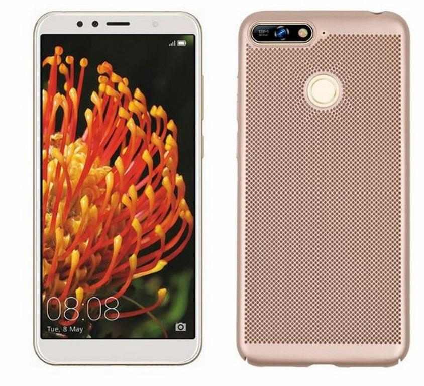 Smartuj Pevný tenky ochranný kryt pro Huawei Y6 Prime 2018 PZK87 Barva: Zlatá 1 Smartuj Pevný tenky ochranný kryt pro Huawei Y6 Prime 2018 PZK87 Barva: Zlatá