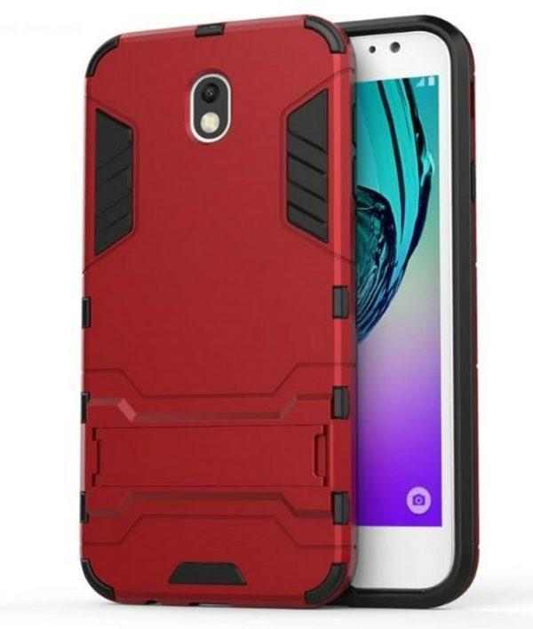 Smartuj Pevný zadní kryt pro Samsung J7-2017 se stojánkem PZK6 Barva: Červená