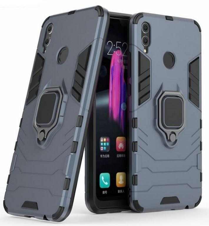 Smartuj Pevný zadní kryt se 360° stojánkem pro Honor 8X PZK34 Barva: Modrá 1 Smartuj Pevný zadní kryt se 360° stojánkem pro Honor 8X PZK34 Barva: Modrá