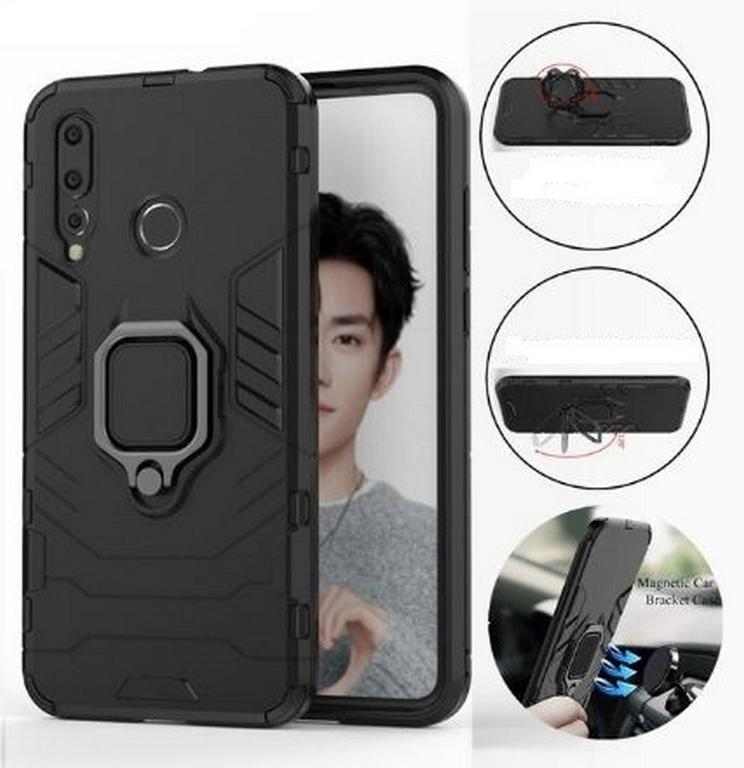 Smartuj Pevný zadní kryt se 360° stojánkem pro Huawei Nova 3 PZK41 Barva: Modrá 2 Smartuj Pevný zadní kryt se 360° stojánkem pro Huawei Nova 3 PZK41 Barva: Modrá - Obrázek 2