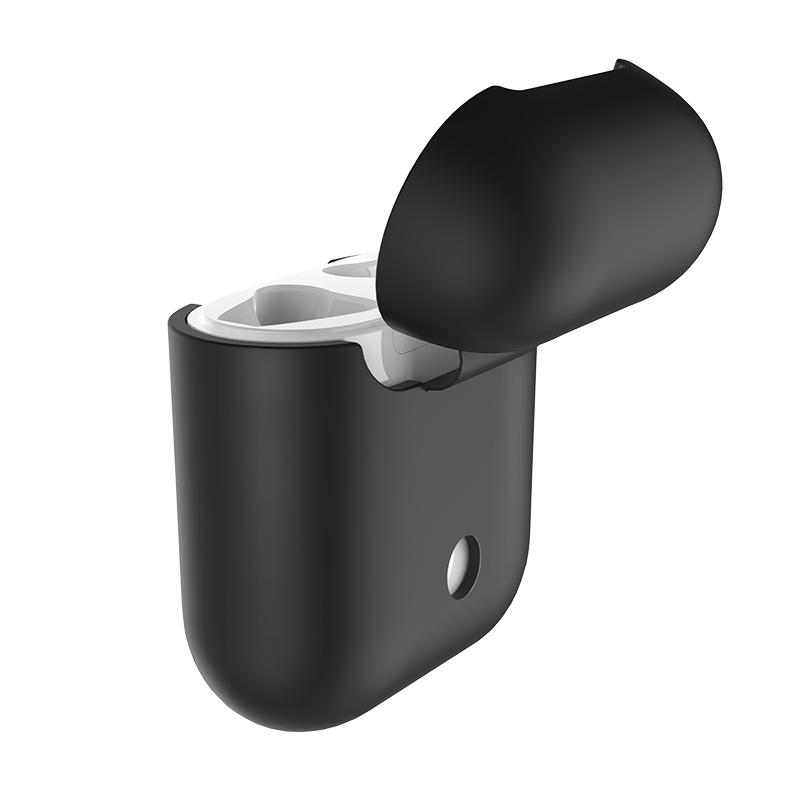 Pouzdro pro sluchátka AirPods - Hoco, Case Black 2 Pouzdro pro sluchátka AirPods - Hoco, Case Black - Obrázek 2