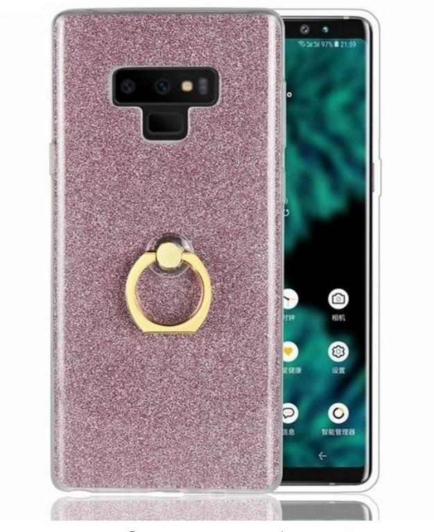 Smartuj Silikonový lesklý zadní kryt pro Samsung Note 9 se stojánkem PZK17 Barva: Růžová 1 Smartuj Silikonový lesklý zadní kryt pro Samsung Note 9 se stojánkem PZK17 Barva: Růžová