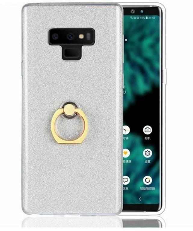 Smartuj Silikonový lesklý zadní kryt pro Samsung Note 9 se stojánkem PZK17 Barva: Bílá 1 Smartuj Silikonový lesklý zadní kryt pro Samsung Note 9 se stojánkem PZK17 Barva: Bílá