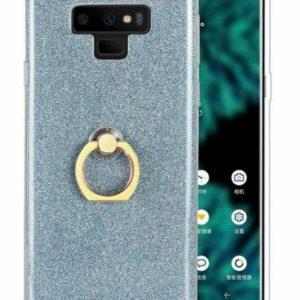 14729 8 silikonovy leskly zadni kryt pro samsung note 9 se stojankem pzk17 barva zlata