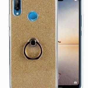 14735 1 silikonovy leskly zadni kryt se stojankem pro honor 8c pzk51 barva zlata
