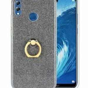 14738 1 silikonovy leskly zadni kryt se stojankem pro honor 8x pzk52 barva seda