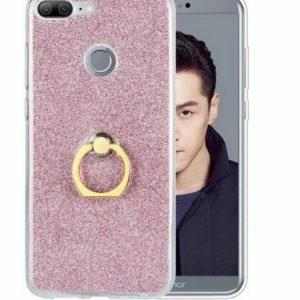 14741 5 silikonovy leskly zadni kryt se stojankem pro honor 9 lite pzk47 barva zlata