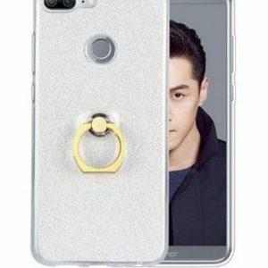 14741 6 silikonovy leskly zadni kryt se stojankem pro honor 9 lite pzk47 barva zlata