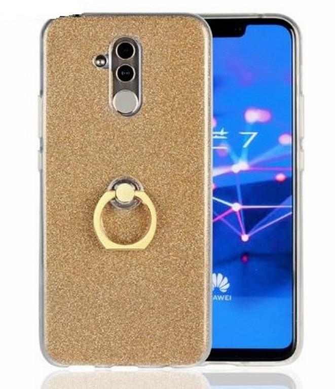 Smartuj Silikonový lesklý zadní kryt se stojánkem pro Huawei Mate 20 PZK49 Barva: Zlatá 1 Smartuj Silikonový lesklý zadní kryt se stojánkem pro Huawei Mate 20 PZK49 Barva: Zlatá