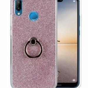 14765 3 silikonovy leskly zadni kryt se stojankem pro huawei y5 2018 pzk53 barva seda