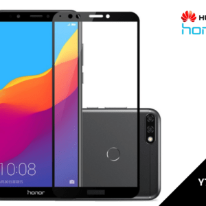 15185 493866 tvrzene bezpecnostni sklo full cover pro huawei y7 2019 s cernym rameckem