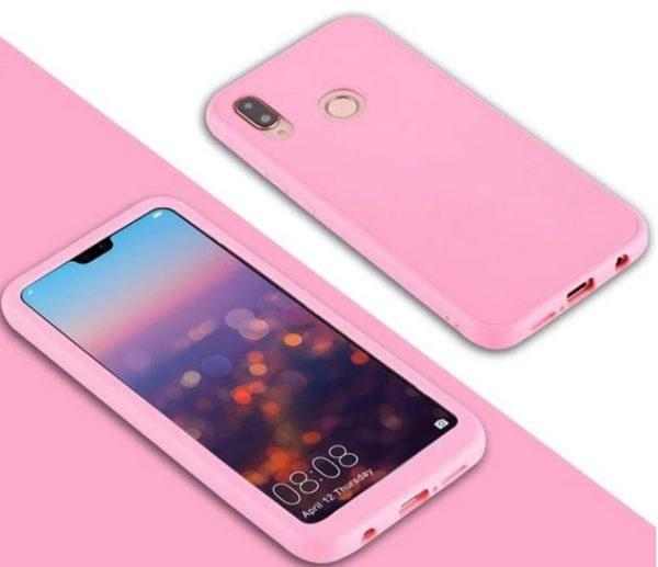 Smartuj 360° oboustranný kryt na Huawei P10 - 4 barvy Barva: Růžová