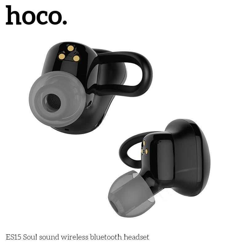 Bezdrátová sluchátka pro iPhone a iPad - Hoco, ES15 SoulSound BHTWINSBK 3 Bezdrátová sluchátka pro iPhone a iPad - Hoco, ES15 SoulSound BHTWINSBK - Obrázek 3