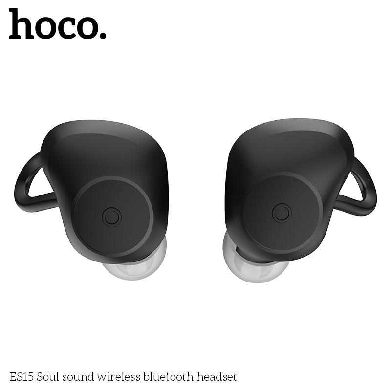 Bezdrátová sluchátka pro iPhone a iPad - Hoco, ES15 SoulSound BHTWINSBK 4 Bezdrátová sluchátka pro iPhone a iPad - Hoco, ES15 SoulSound BHTWINSBK - Obrázek 4