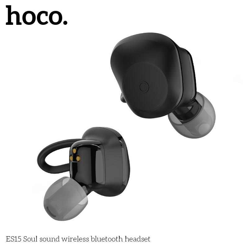 Bezdrátová sluchátka pro iPhone a iPad - Hoco, ES15 SoulSound BHTWINSBK 2 Bezdrátová sluchátka pro iPhone a iPad - Hoco, ES15 SoulSound BHTWINSBK - Obrázek 2
