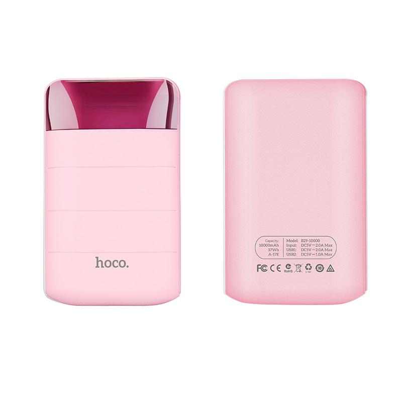 Externí baterie / powerbanka - HOCO, B29 Domon 10000mAh Pink 1 Externí baterie / powerbanka - HOCO, B29 Domon 10000mAh Pink