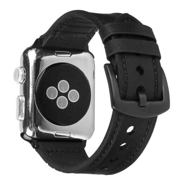 iPouzdro.cz Kožený pásek / řemínek pro Apple Watch 42mm / 44mm - Leather Band, Black