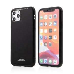forcell glass kryt pro apple iphone 11 pro gumovy skleneny cerny 5903396016912