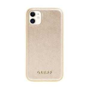 guess iridescent kryt pro apple iphone 11 umela kuze zlaty guhcn61iglgo