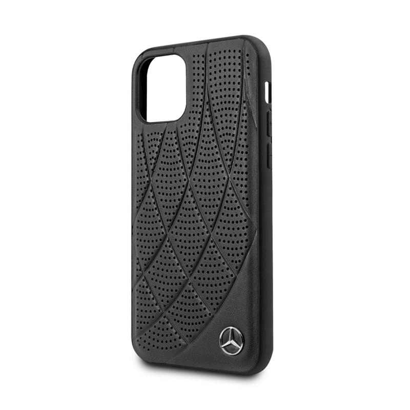 MERCEDES-BENZ kryt pro Apple iPhone 11 Pro Max - kožený - černý; MEHCN65DIQBK 1 MERCEDES-BENZ kryt pro Apple iPhone 11 Pro Max - kožený - černý; MEHCN65DIQBK