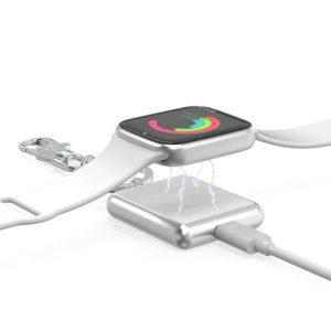 Nabíjecí podložka pro Apple Watch - konektor Lightning - přívěsek na klíče