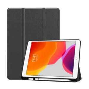 pouzdro kryt pro apple ipad 10 2 2019 funkce chytreho uspani stojanek gumova zada cerne