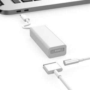 Přepojka / redukce / adaptér USB-C samec na MagSafe 1 / 2 samice - 45 / 60W / 85W - bílá