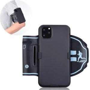 sportovni pouzdro pro apple iphone 11 pro max cerne s reflexnim pruhem