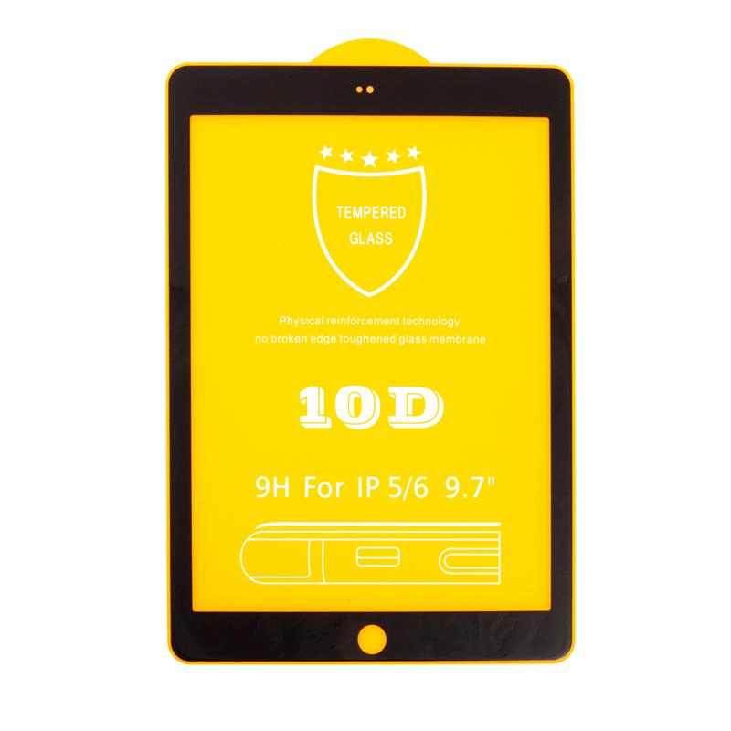 Tvrzené sklo (Tempered Glass) pro Apple iPad Air 1 / 2 / Pro 9,7" / 9,7" (2017-2018) - 2,5D - černý rámeček - čiré 1 Tvrzené sklo (Tempered Glass) pro Apple iPad Air 1 / 2 / Pro 9,7" / 9,7" (2017-2018) - 2,5D - černý rámeček - čiré