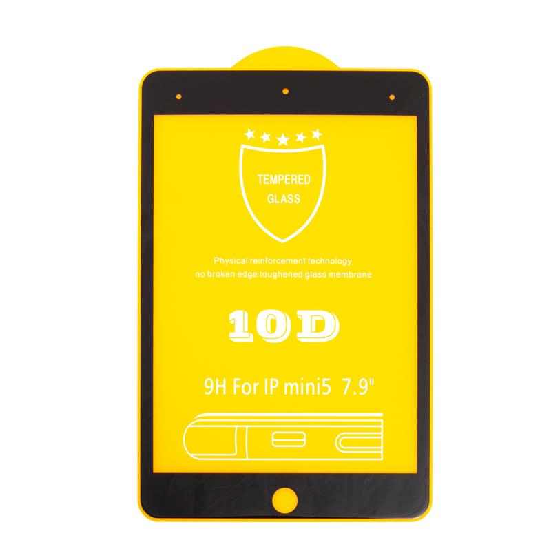 Tvrzené sklo (Tempered Glass) pro Apple iPad mini 4 / 5 - 2,5D okraj - černý rámeček - čiré 1 Tvrzené sklo (Tempered Glass) pro Apple iPad mini 4 / 5 - 2,5D okraj - černý rámeček - čiré