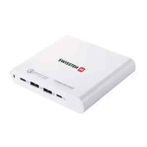 87w eu napajeci adapter nabijecka swissten 2x usb c pd 2x usb a pro apple iphone ipad macbook