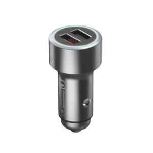 autonabijecka midrive 2x usb 30w rychle nabijeni quickcharge 3 0 kovove seda