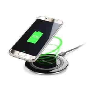 Bezdrátová nabíječka / nabíjecí podložka Qi Cellularline Wirelesspad - černá