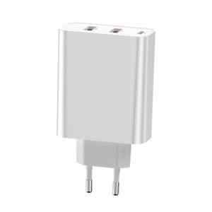 eu napajeci adapter nabijecka baseus speed pro apple iphone macbook 2x usb usb c bily ccfs g02