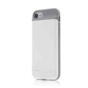 Externí baterie / kryt pro Apple iPhone 6 / 6S / 7 / 8 / SE (2020)  - 3000 mAh - matná - bílá