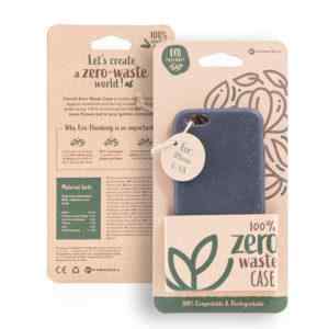 Kryt FORCELL BIO - pro Apple iPhone 6 / 6S - Zero Waste kompostovatelný kryt - černý