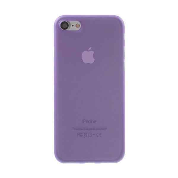 Kryt / obal pro Apple iPhone 7 / 8 / SE (2020) - ochrana čočky - ultratenký - plastový - matný - fialový