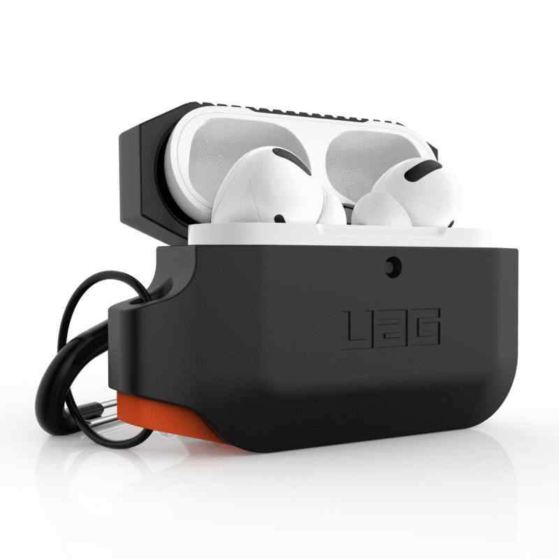 Pouzdro / obal UAG pro Apple AirPods Pro - s karabinou - silikonové - černé / oranžové 1 Pouzdro / obal UAG pro Apple AirPods Pro - s karabinou - silikonové - černé / oranžové