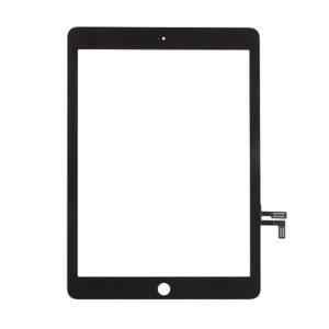 Přední dotykové sklo (touch screen) pro Apple iPad Air 1.gen. / iPad 9,7 (2017) - černý rámeček - kvalita A+