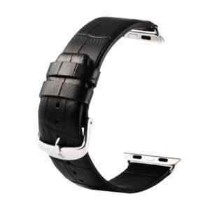 reminek kakapi pro apple watch 44mm series 4 42mm 1 2 3 sroubovak kozeny cerny