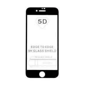 tvrzene sklo tempered glass 5d pro apple iphone 7 8 2 5d cerny ramecek cire 0 3mm